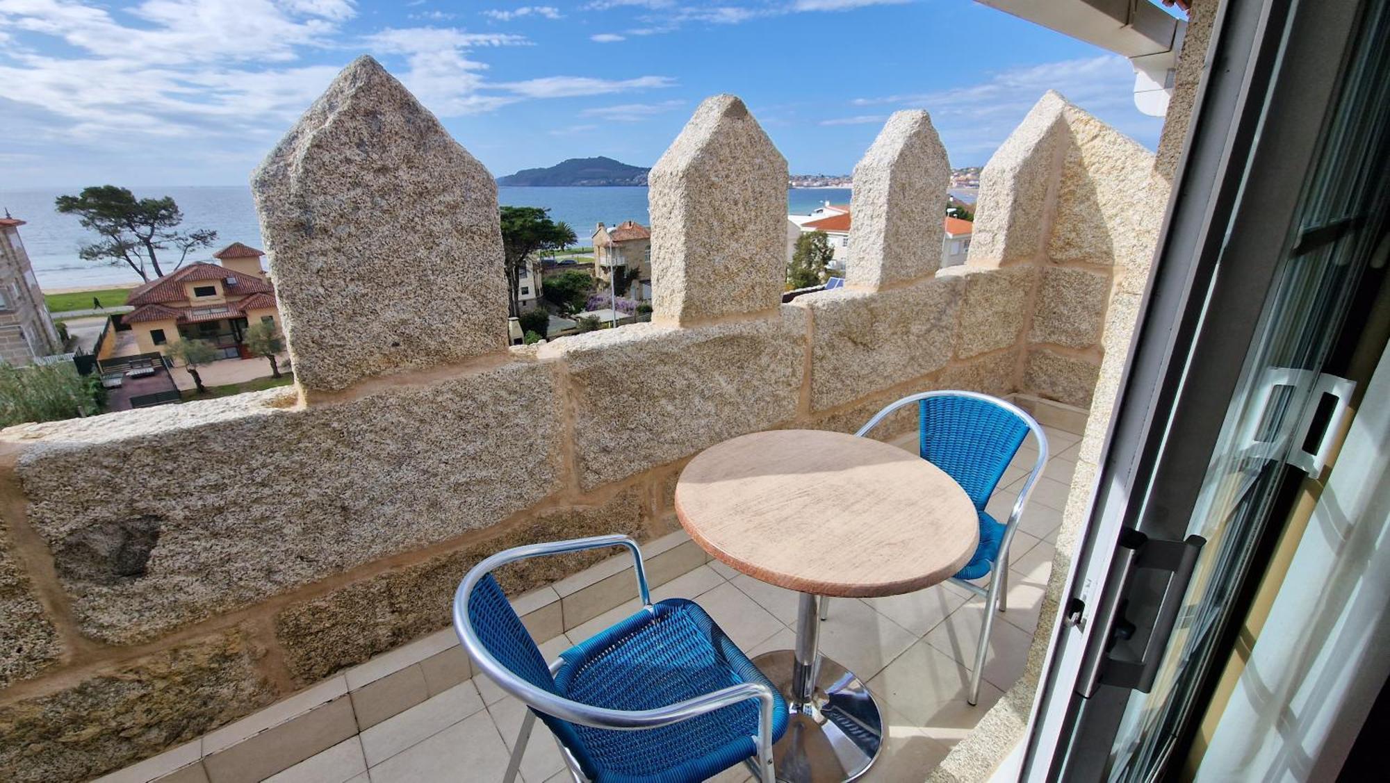 Hotel Miramar Playa America Nigrán Kültér fotó